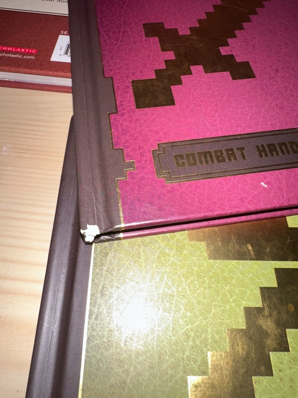 Minecraft Handbook Set of 4 Hardcover Redstone Combat Construction Essential - Picture 3 of 3